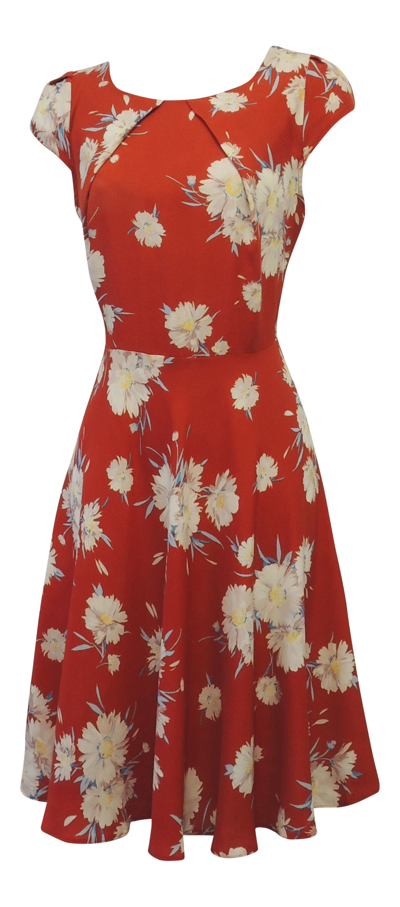 New Vintage Nostalgia 1930’s 1940’s WW2 Style Wartime Floral Pattern